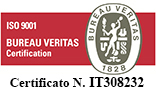 Certificato di conformità alla norma UNI EN ISO 9001:2008 - Attività di analisi di laboratorio chimico-fisico-biologiche conto terzi